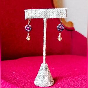 Liz Palacios 14kt Gold Filled Crystal Drop Earrings